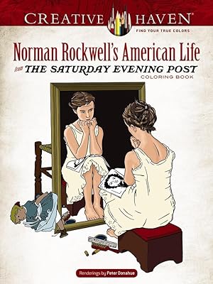 Seller image for Creative Haven Norman Rockwell\ s American Life from the Saturday Evening Post Coloring Book for sale by moluna