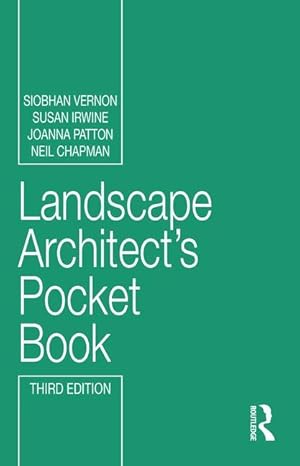 Bild des Verkufers fr Landscape Architect\ s Pocket Book zum Verkauf von moluna