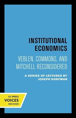 Seller image for Institutional Economics for sale by moluna