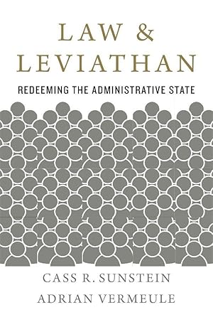 Bild des Verkufers fr Law and Leviathan: Redeeming the Administrative State zum Verkauf von moluna