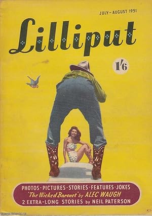 Lilliput Magazine. July-August 1951. Vol.29 no.7 Issue no.170. Ronald Searle drawing, Neil Paters...