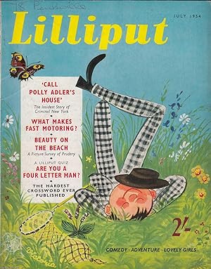 Lilliput Magazine. July 1954. Vol.35 no.1 Issue no.205. Koolman drawings, John Prebble story The ...