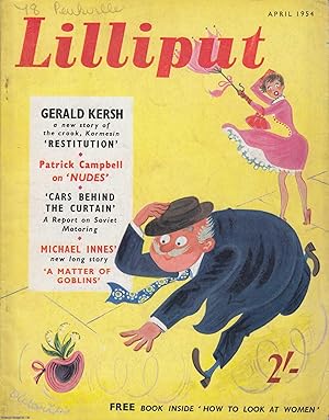 Lilliput Magazine. April 1954. Vol.34 no.4 Issue no.202. Frank Bellamy drawings, Gerald Durrell s...