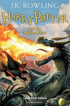 Bild des Verkufers fr Harry Potter and the Goblet of Fire, large print edition. Harry Potter und der Feuerkelch, englische Ausgabe zum Verkauf von moluna