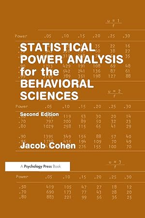 Bild des Verkufers fr Statistical Power Analysis for the Behavioral Sciences zum Verkauf von moluna