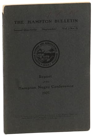 Bild des Verkufers fr Ninth Annual Report of the Hampton Negro Conference 1905 zum Verkauf von Kenneth Mallory Bookseller ABAA