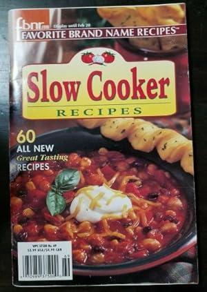 Immagine del venditore per Slow Cooker Recipes Vol. 6 Feb 2001 No. 69 (Favorite Brand Name Recipes) (Small Format Staple Bound Booklet) venduto da InventoryMasters