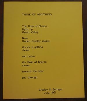 Think Of Anything (Broadside Card)