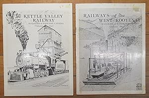 Bild des Verkufers fr Railways of Western Canada: Volume One: Kettle Valley Railway. Volume Two: Railways of the West Kootenay zum Verkauf von Attic Books (ABAC, ILAB)