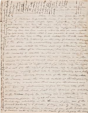 [AUTOGRAPH LETTER, SIGNED, FROM NOTED HISTORICAL PAINTER EDWIN WHITE TO LEGENDARY LANDSCAPE PAINT...