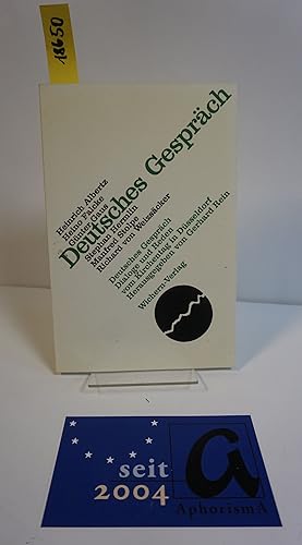Imagen del vendedor de Deutsches Gesprch. Dialoge und Reden vom Kirchentag in Dsseldorf. a la venta por AphorismA gGmbH