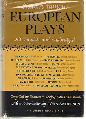 Seller image for Sixteen Famous European Plays for sale by Dan Glaeser Books