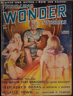 Imagen del vendedor de THRILLING WONDER Stories: October, Oct. 1948 a la venta por Books from the Crypt