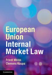 Bild des Verkufers fr European Union Internal Market Law zum Verkauf von moluna