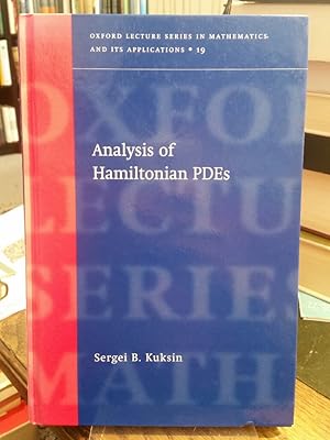 Analysis of Hamiltonian PDEs. (Oxford Lecture Series in Mathematics and Its Applications 19).