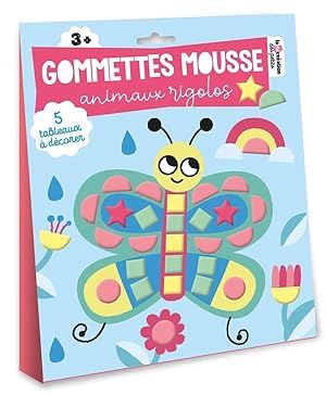 gommettes mousse : animaux rigolos