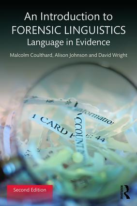 Bild des Verkufers fr An Introduction to Forensic Linguistics: Language in Evidence zum Verkauf von moluna