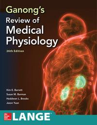 Imagen del vendedor de Ganong\ s Review of Medical Physiology, Twenty Sixth Edition a la venta por moluna