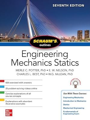 Image du vendeur pour Schaum\ s Outline of Engineering Mechanics: Statics, Seventh Edition mis en vente par moluna