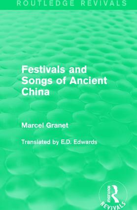 Seller image for Festivals and Songs of Ancient China for sale by moluna