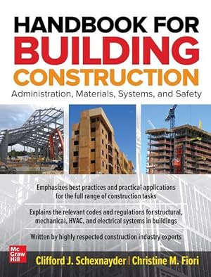 Bild des Verkufers fr Handbook for Building Construction zum Verkauf von moluna