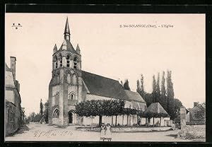 Bild des Verkufers fr Carte postale Ste-Solange, L`Eglise zum Verkauf von Bartko-Reher