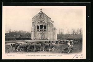 Bild des Verkufers fr Carte postale Villemont, Pelerinage de Sainte-Solange, La Chapelle zum Verkauf von Bartko-Reher