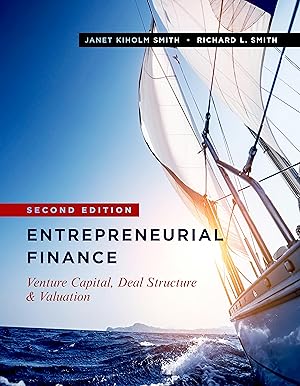 Bild des Verkufers fr Entrepreneurial Finance: Venture Capital, Deal Structure & Valuation, Second Edition zum Verkauf von moluna