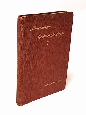 Bild des Verkufers fr Vortrge ber Goethes "Faust". Gehalten im Ferienkurs fr Lehrer 1902. zum Verkauf von Antiquariat Dennis R. Plummer