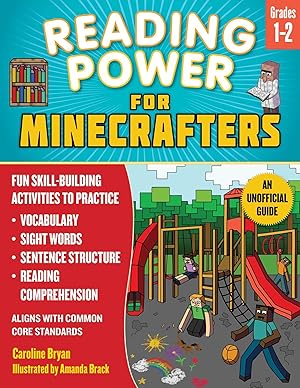 Bild des Verkufers fr Reading Power for Minecrafters: Grades 1 & 2: Fun Skill-Building Activities to Practice Vocabulary, Sight Words, Sentence Structure, and More! (Aligns zum Verkauf von moluna
