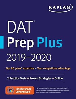 Seller image for DAT Prep Plus 2019-2020 for sale by moluna