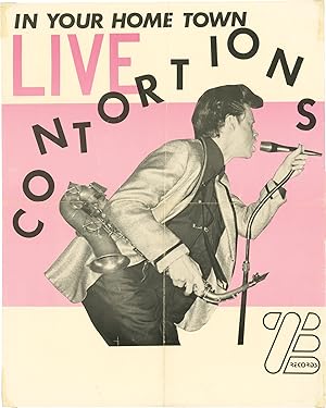 Original 1979 [James Chance and the] Contortions tour poster