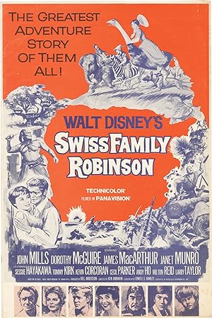 Swiss Family Robinson (Original pressbook for the 1960 film)