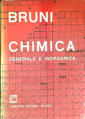 Bild des Verkufers fr Chimica generale e inorganica zum Verkauf von Librodifaccia