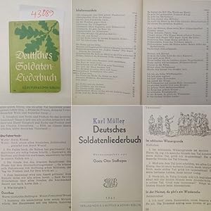 Imagen del vendedor de Deutsches Soldatenliederbuch. Herausgegeben von Goetz Otto Stoffregen a la venta por Galerie fr gegenstndliche Kunst