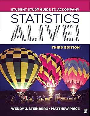 Bild des Verkufers fr Student Study Guide to Accompany Statistics Alive! zum Verkauf von moluna