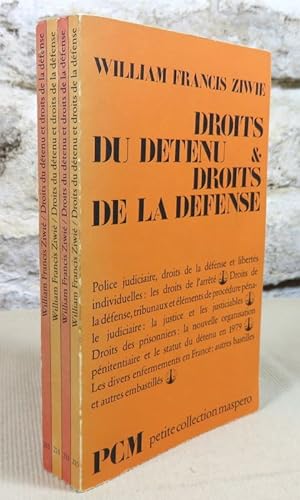 Bild des Verkufers fr Droits du dtenu et droits de la dfense. zum Verkauf von Latulu