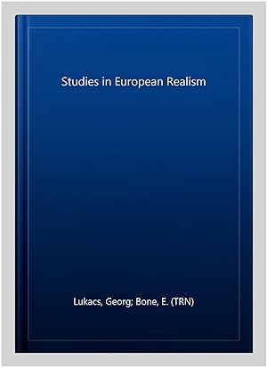 Seller image for Studies in European Realism for sale by GreatBookPricesUK