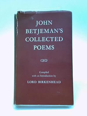 Seller image for John Betjemans Collected Poems for sale by World of Rare Books