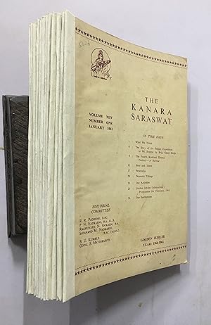 Seller image for The Kanara Saraswat. January To December, 1961. Volume 45. for sale by Prabhu Book Exports