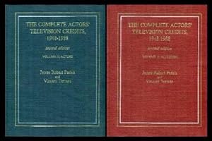 THE COMPLETE ACTOR'S TELEVISION CREDITS 1948 - 1988 - Volume 1: Actors - with - Volume 2: Actresses
