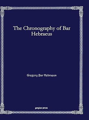 Seller image for The Chronography of Bar Hebraeus for sale by moluna