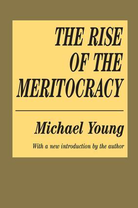 Bild des Verkufers fr The Rise of the Meritocracy zum Verkauf von moluna