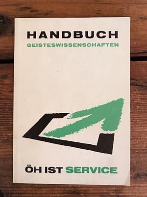 Handbuch Geisteswissenschaften: Handbuch der Hochschülerschaft an der Universität Wien