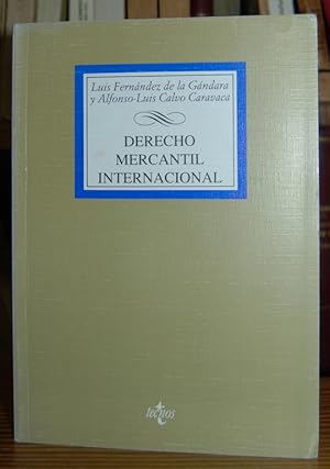 Imagen del vendedor de DERECHO MERCANTIL INTERNACIONAL. Estudios sobre derecho comunitario y del comercio internacional a la venta por Fbula Libros (Librera Jimnez-Bravo)