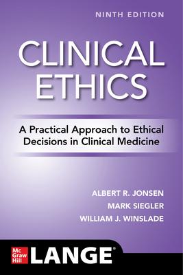 Bild des Verkufers fr Clinical Ethics: A Practical Approach to Ethical Decisions in Clinical Medicine, 9th Edition zum Verkauf von moluna
