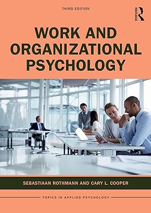 Bild des Verkufers fr Work and Organizational Psychology zum Verkauf von moluna
