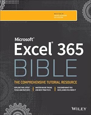 Bild des Verkufers fr Excel 365 Bible zum Verkauf von moluna