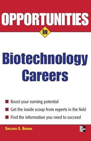 Bild des Verkufers fr Opportunities in Biotech Careers zum Verkauf von moluna