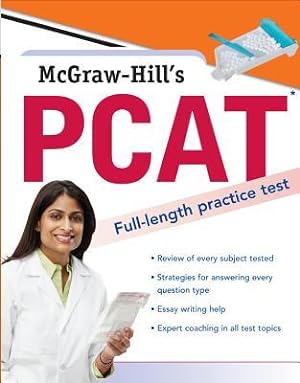 Bild des Verkufers fr McGraw-Hill\ s PCAT: Pharmacy College Admission Test zum Verkauf von moluna